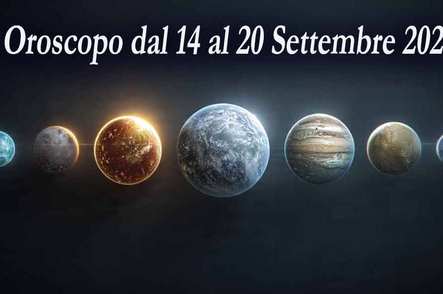 Oroscopo della prossima settimana dal 14 al 20 Settembre 2026
