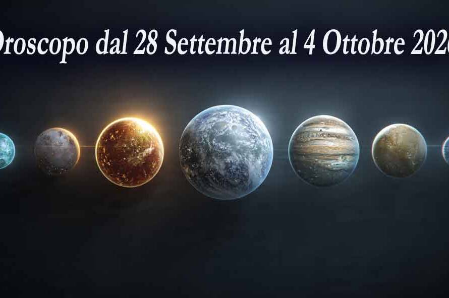 Oroscopo della prossima settimana dal 28 settembre al 4 ottobre
